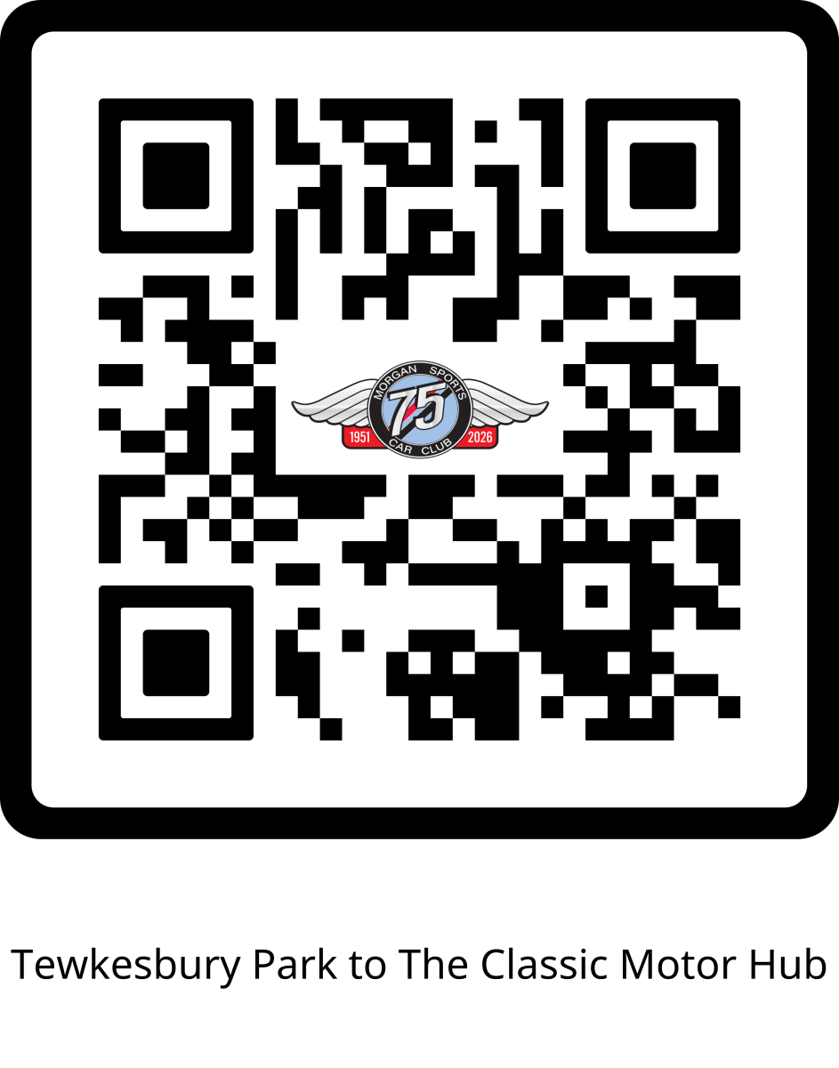 Tewkesbury Park Hotel to The Classic Motor Hub QR Code
